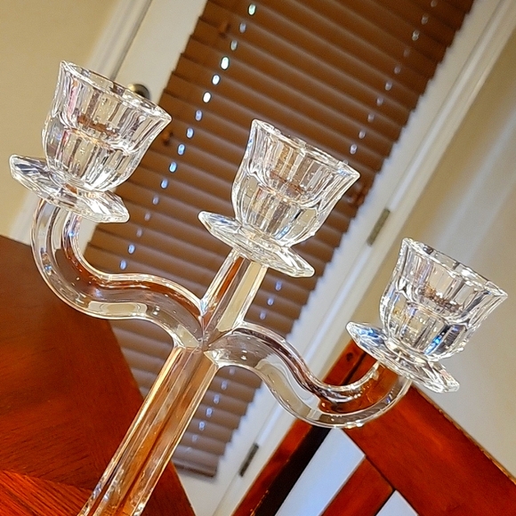Waterford Marquis Crystal 3 Arm Candleabra - Picture 2 of 9